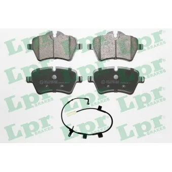 Jeu de 4 plaquettes de frein avant LPR OEM 34116770251