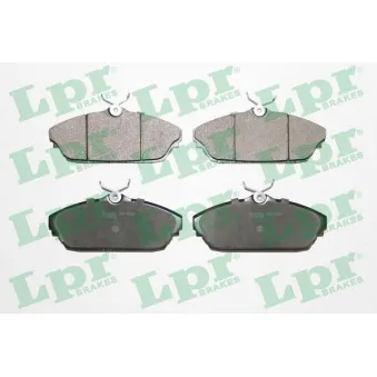 Jeu de 4 plaquettes de frein avant LPR OEM 289542100110