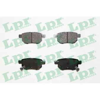 Jeu de 4 plaquettes de frein arrière LPR OEM 0446647060