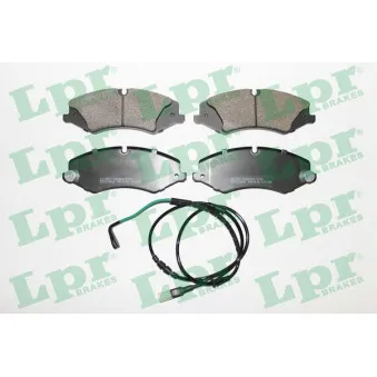 Jeu de 4 plaquettes de frein avant LPR OEM LR047859