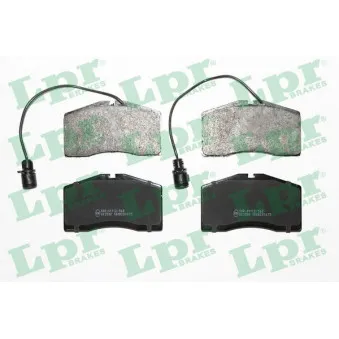 Jeu de 4 plaquettes de frein avant LPR OEM 4D0698151L