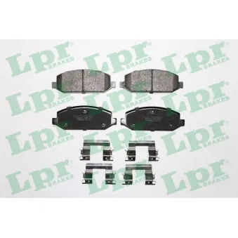 Jeu de 4 plaquettes de frein avant LPR OEM 9041415 Jeu de 4 plaquettes de frein avant LPR OEM 9041415