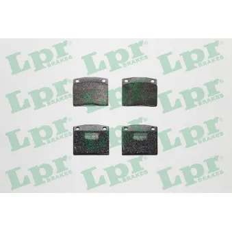 Jeu de 4 plaquettes de frein avant LPR OEM 45022659010
