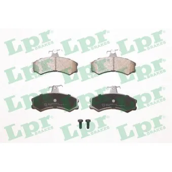 Jeu de 4 plaquettes de frein avant LPR OEM A850092003