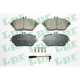 Jeu de 4 plaquettes de frein avant LPR 05P1781A