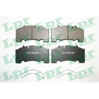 Jeu de 4 plaquettes de frein arrière LPR OEM 0980106950