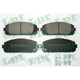 Jeu de 4 plaquettes de frein avant LPR OEM 68227573AC
