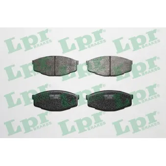 Jeu de 4 plaquettes de frein avant LPR 05P200