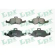 LPR 05P2127 - Jeu de 4 plaquettes de frein avant