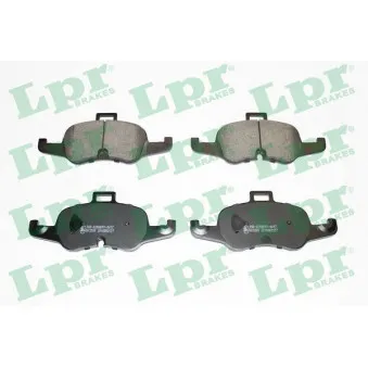 Jeu de 4 plaquettes de frein avant LPR OEM 8S0698151