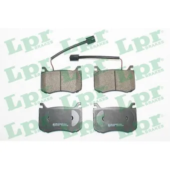 Jeu de 4 plaquettes de frein avant LPR OEM 77367676