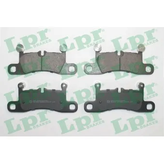 Jeu de 4 plaquettes de frein arrière LPR OEM 99135293902