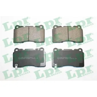 Jeu de 4 plaquettes de frein avant LPR OEM 45022TGHA01