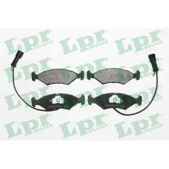 Jeu de 4 plaquettes de frein avant LPR OEM 89BB2K021AB