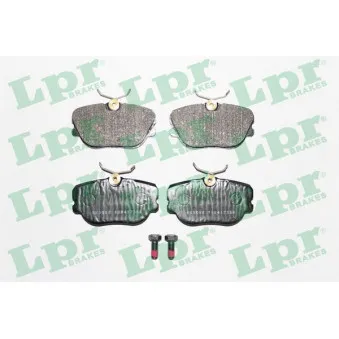 Jeu de 4 plaquettes de frein avant LPR OEM 8993719