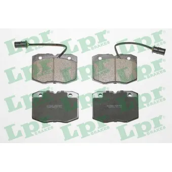 Jeu de 4 plaquettes de frein avant LPR OEM 1906038