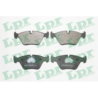 Jeu de 4 plaquettes de frein avant LPR OEM JLM1829
