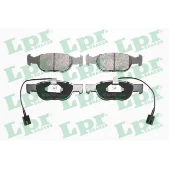 Jeu de 4 plaquettes de frein avant LPR OEM 9947118