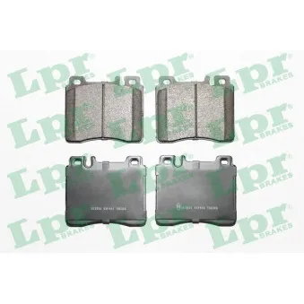 Jeu de 4 plaquettes de frein avant LPR OEM A0054200520
