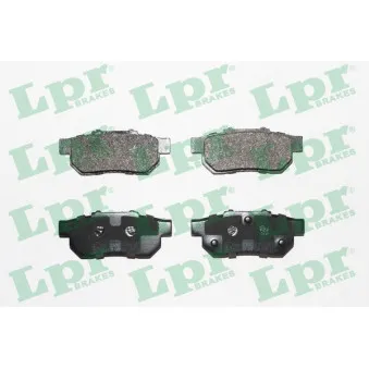 LPR 05P505 - Jeu de 4 plaquettes de frein arrière