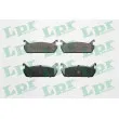 LPR 05P513 - Jeu de 4 plaquettes de frein arrière