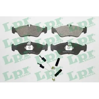 Jeu de 4 plaquettes de frein arrière LPR OEM 2D0698451