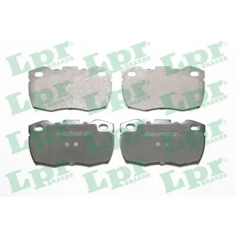 Jeu de 4 plaquettes de frein avant LPR OEM STC2952