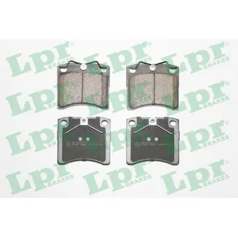 Jeu de 4 plaquettes de frein avant LPR OEM 701698151B