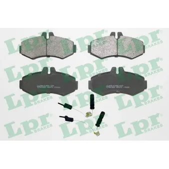 Jeu de 4 plaquettes de frein avant LPR OEM 0034200120