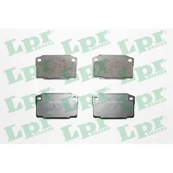 Jeu de 4 plaquettes de frein avant LPR 05P681