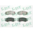 LPR 05P686 - Jeu de 4 plaquettes de frein avant