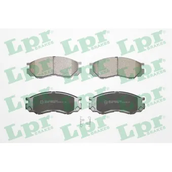 Jeu de 4 plaquettes de frein avant LPR OEM MR389547