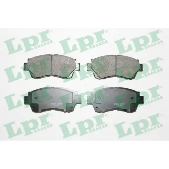 Jeu de 4 plaquettes de frein avant LPR OEM 0449133040