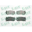 LPR 05P808 - Jeu de 4 plaquettes de frein arrière