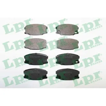 Jeu de 4 plaquettes de frein avant LPR OEM MC894601