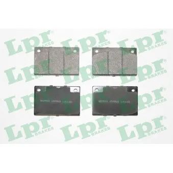 Jeu de 4 plaquettes de frein arrière LPR 05P918