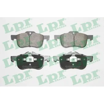 Jeu de 4 plaquettes de frein avant LPR OEM SFP100511SLP