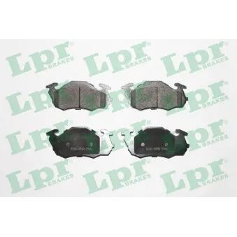 Jeu de 4 plaquettes de frein avant LPR 05P959