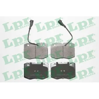 Jeu de 4 plaquettes de frein avant LPR OEM 1906428
