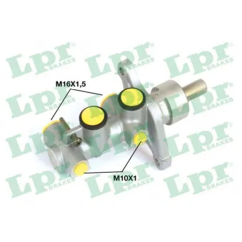 Maître-cylindre de frein LPR 1024 pour HYUNDAI ATOS 1.0 i - 54cv