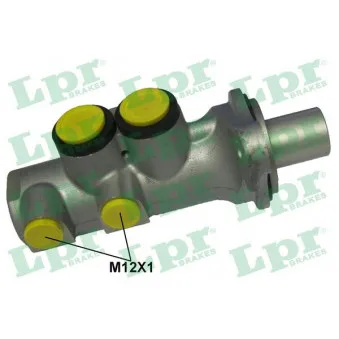 Maître-cylindre de frein LPR 1723 pour PEUGEOT 207 1.6 HDi - 90cv