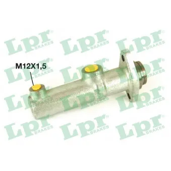 Maître-cylindre de frein LPR 6617 pour IVECO ZETA 109-14 - 137cv