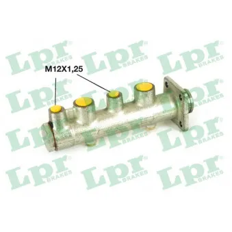 Maître-cylindre de frein LPR 6717 pour IVECO EUROCARGO 65 E 10 - 102cv