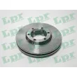 Jeu de 2 disques de frein avant LPR [B1001V]
