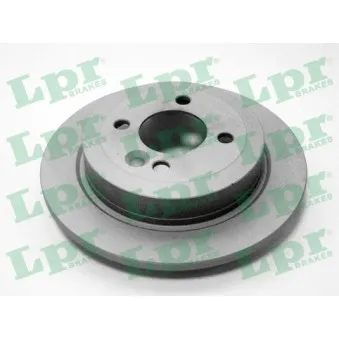 Jeu de 2 disques de frein arrière LPR OEM 34216774987