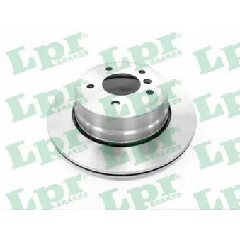 Jeu de 2 disques de frein arrière LPR OEM 34216864053