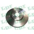 LPR B2096V - Disque de frein avant droit
