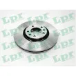 LPR C1010V - Jeu de 2 disques de frein arrière