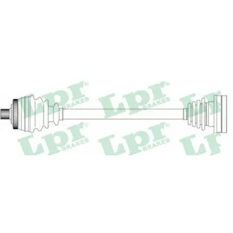 Arbre de transmission LPR DS14046 pour AUDI A4 1.6 - 102cv