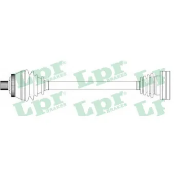 Arbre de transmission LPR DS14225 pour AUDI A4 2.4 quattro - 165cv